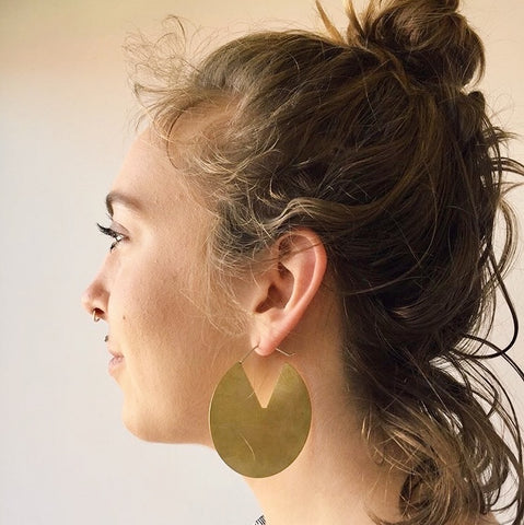 I Wore Crazy-Big Hoop Earrings For A Day